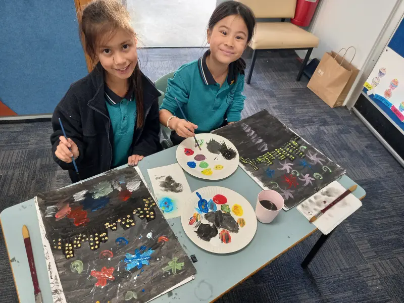 Children art classes after school program